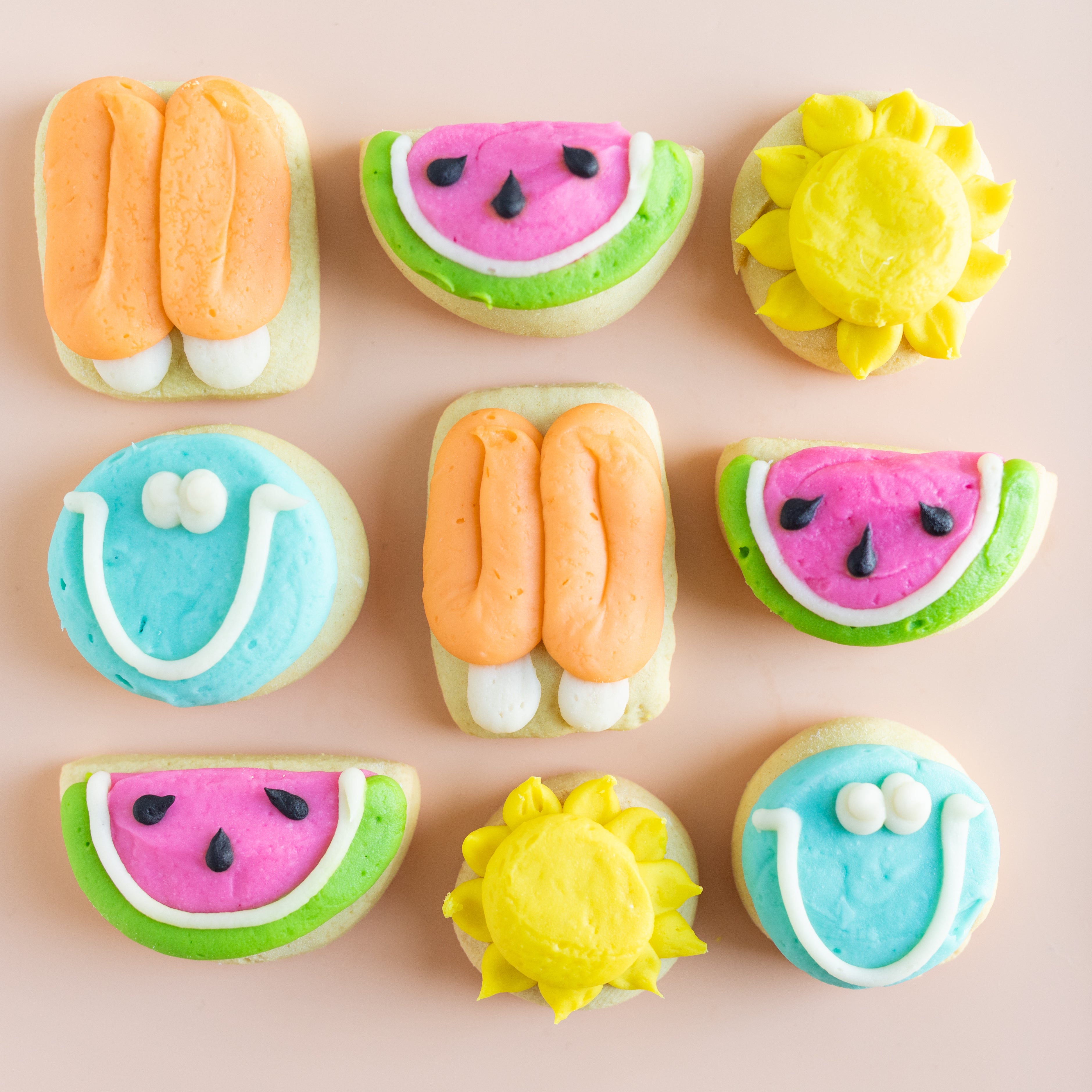 Summmer MINI cookies (1 dozen)