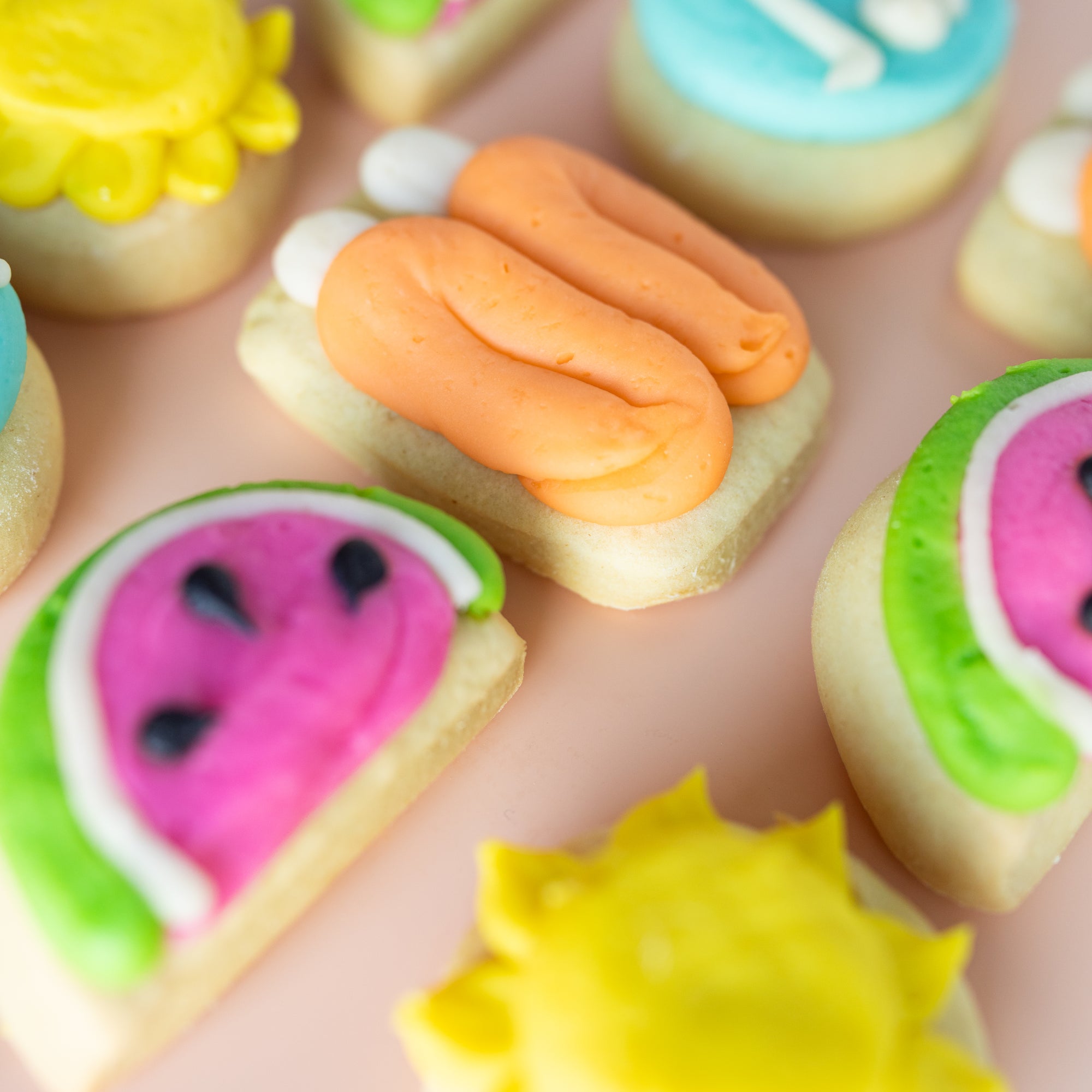 Summer MINI cookies (1 Dozen)