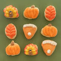 Thanksgiving MINI Sugar Cookies (1 Dozen)
