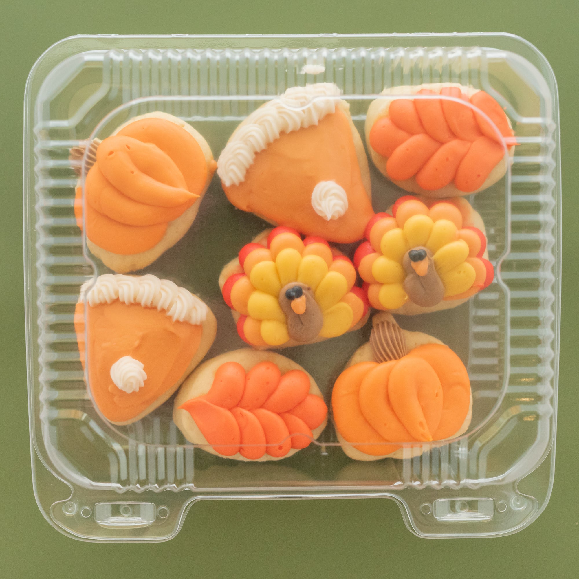 Thanksgiving Party Pack (8 MINI Sugar Cookies)