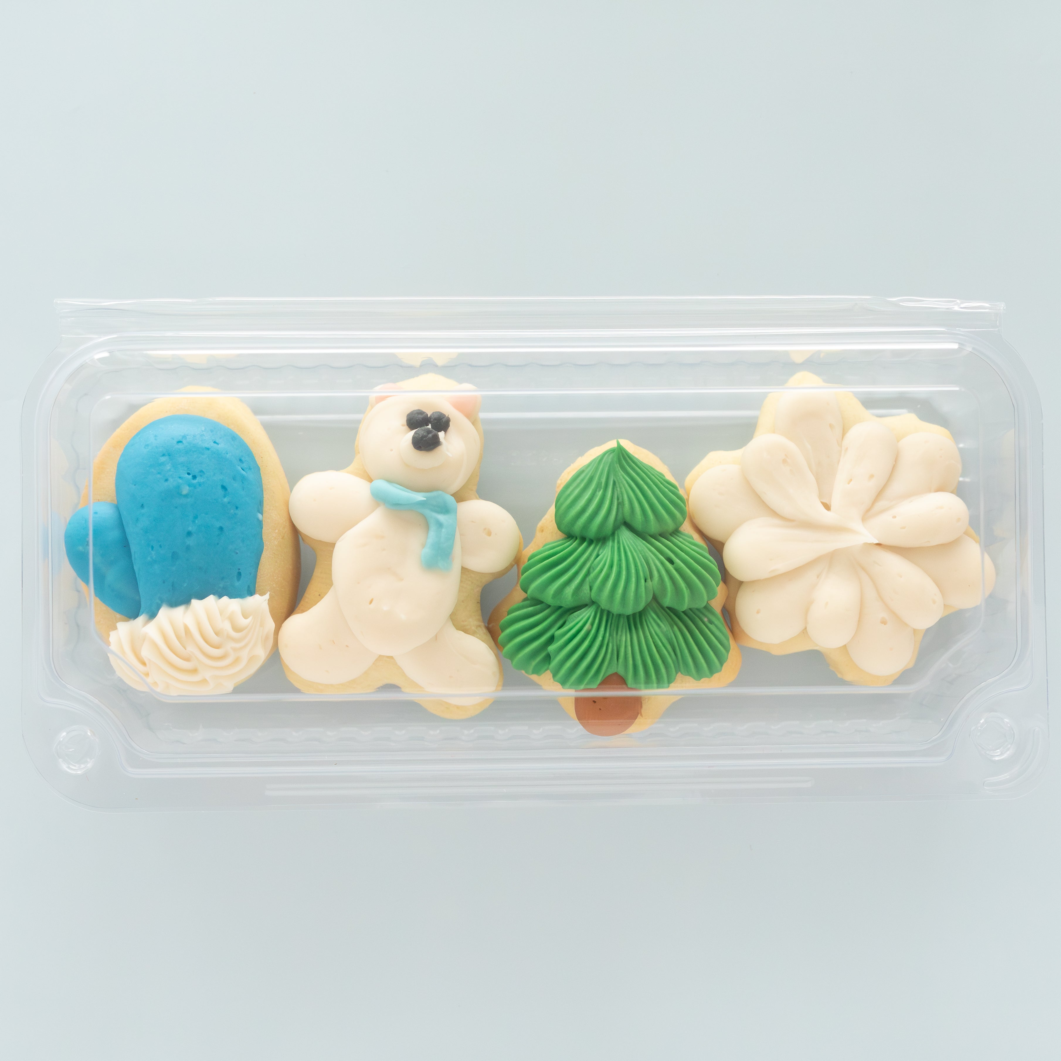 Winter Party Sleeve (4 MINI Sugar Cookies)