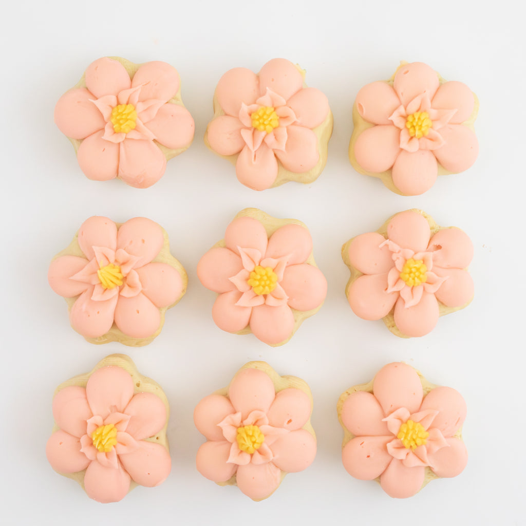 Spring Floral MINI cookies (1 dozen)