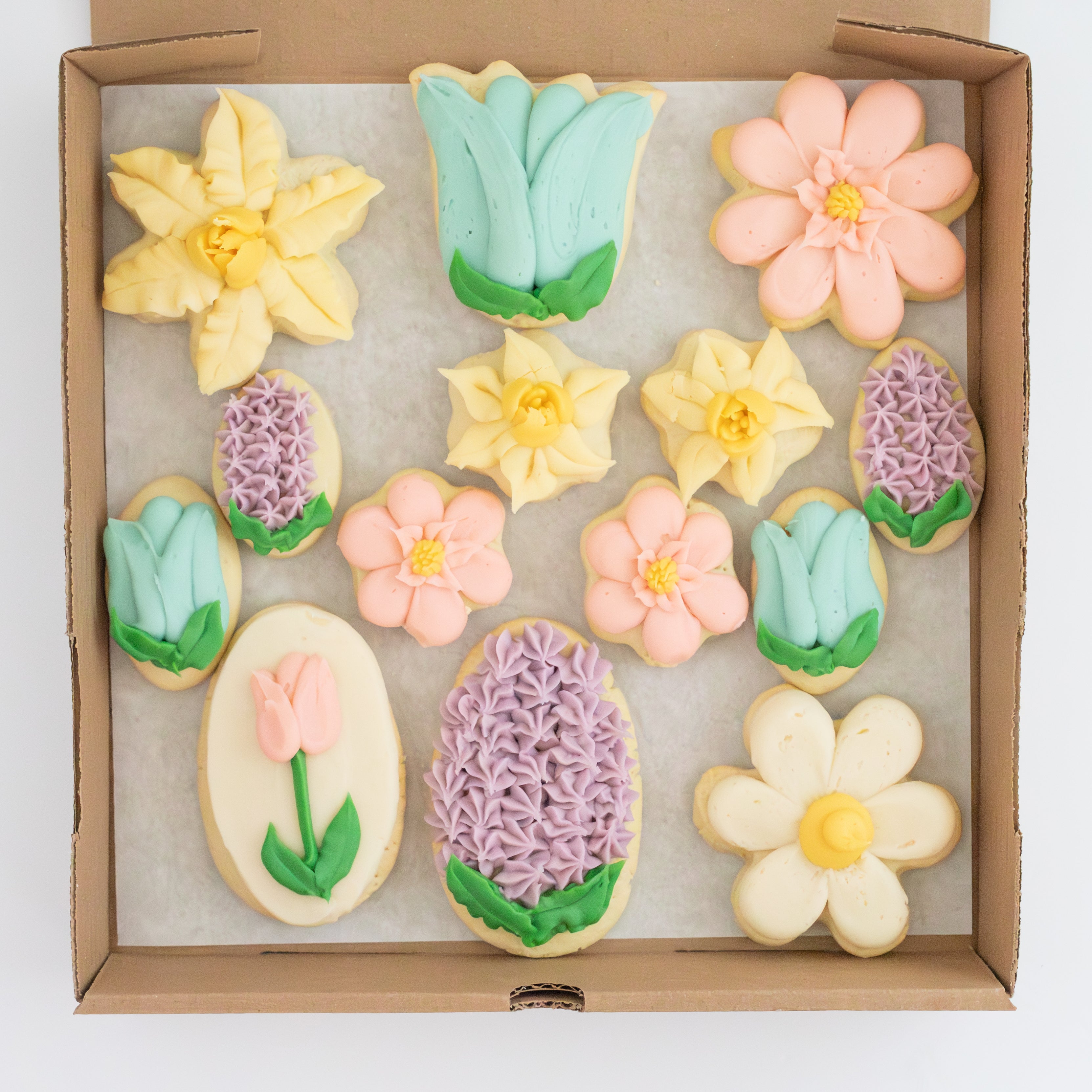 Spring Floral Party Box (6 BIG & 8 MINI)