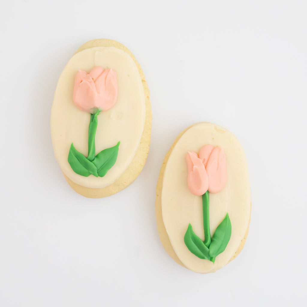 Spring Floral BIG Sugar Cookies (1 Dozen)